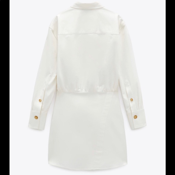 ZARA MINI SHIRT DRESS - Picture 11 of 12